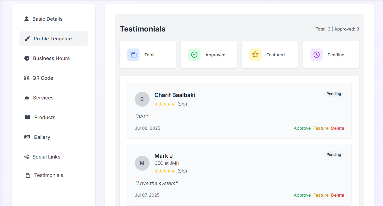 Customer Testimonials